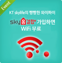 스카이라이프 skylife 홈결합 가입하면 GiGA WiFi 무료